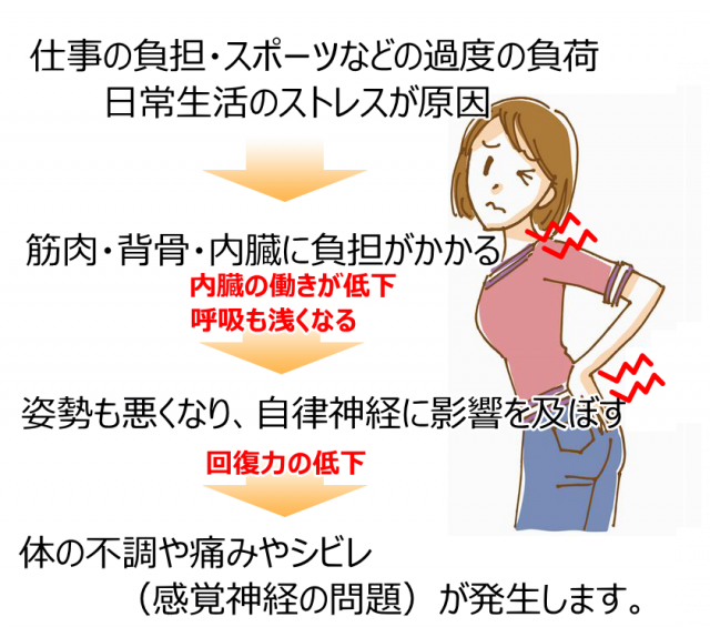 日常生活のストレス原因図